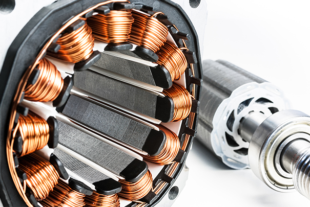 Permanent magnet motor with soft magnetic alloys